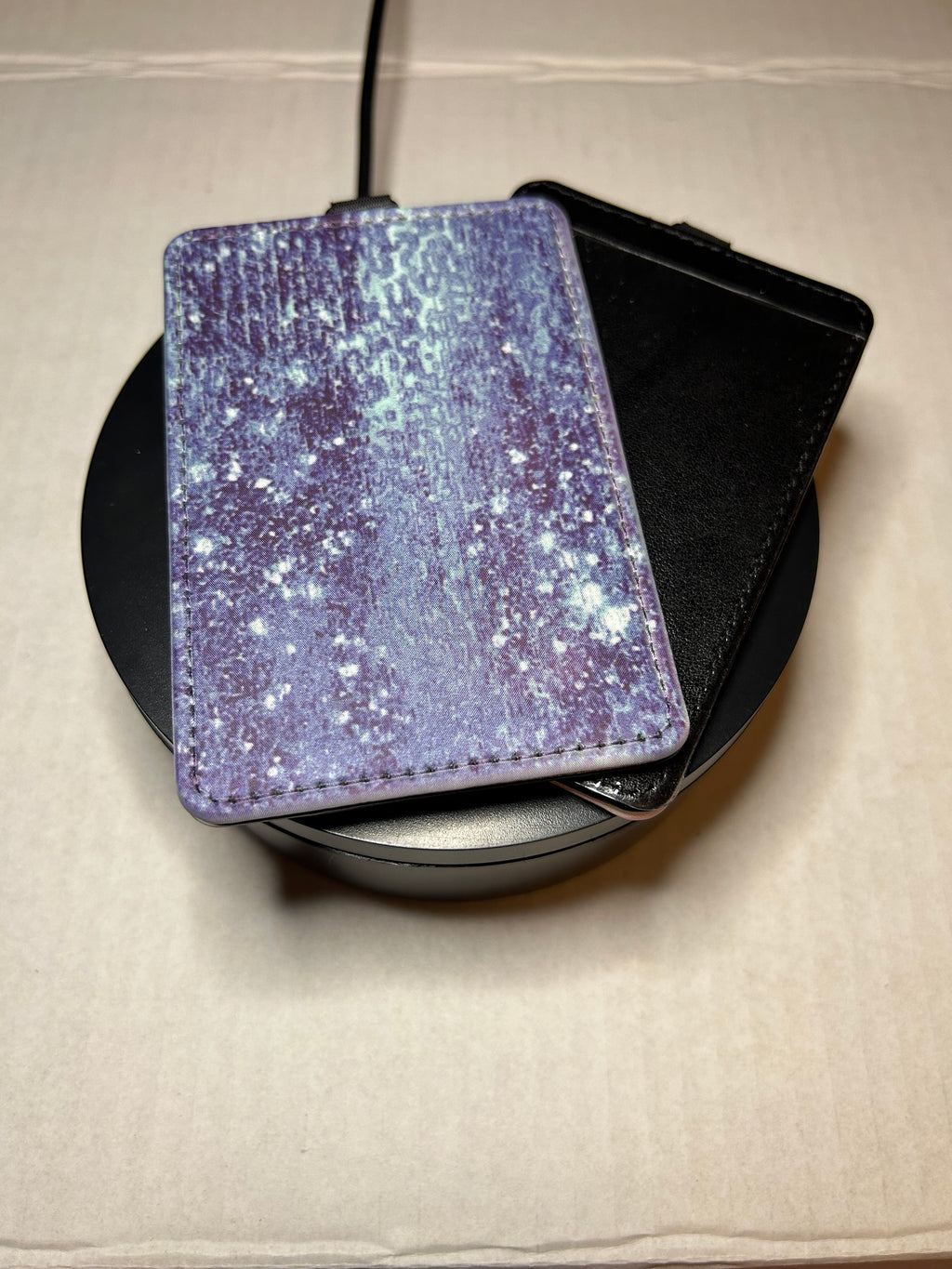 Pu Leather ID Card  Holder-Can Include a Free Design!