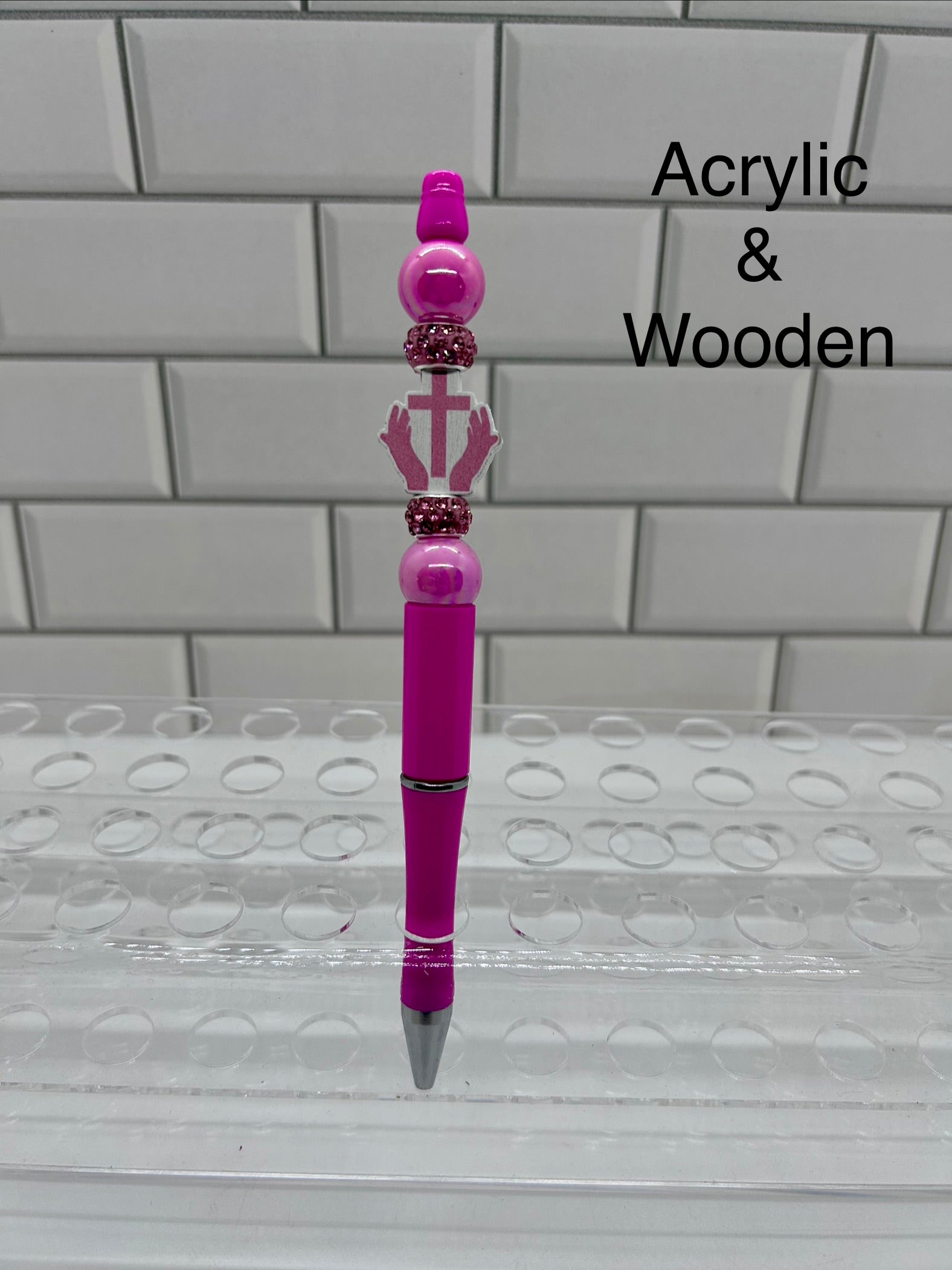 Stylos bille perlés