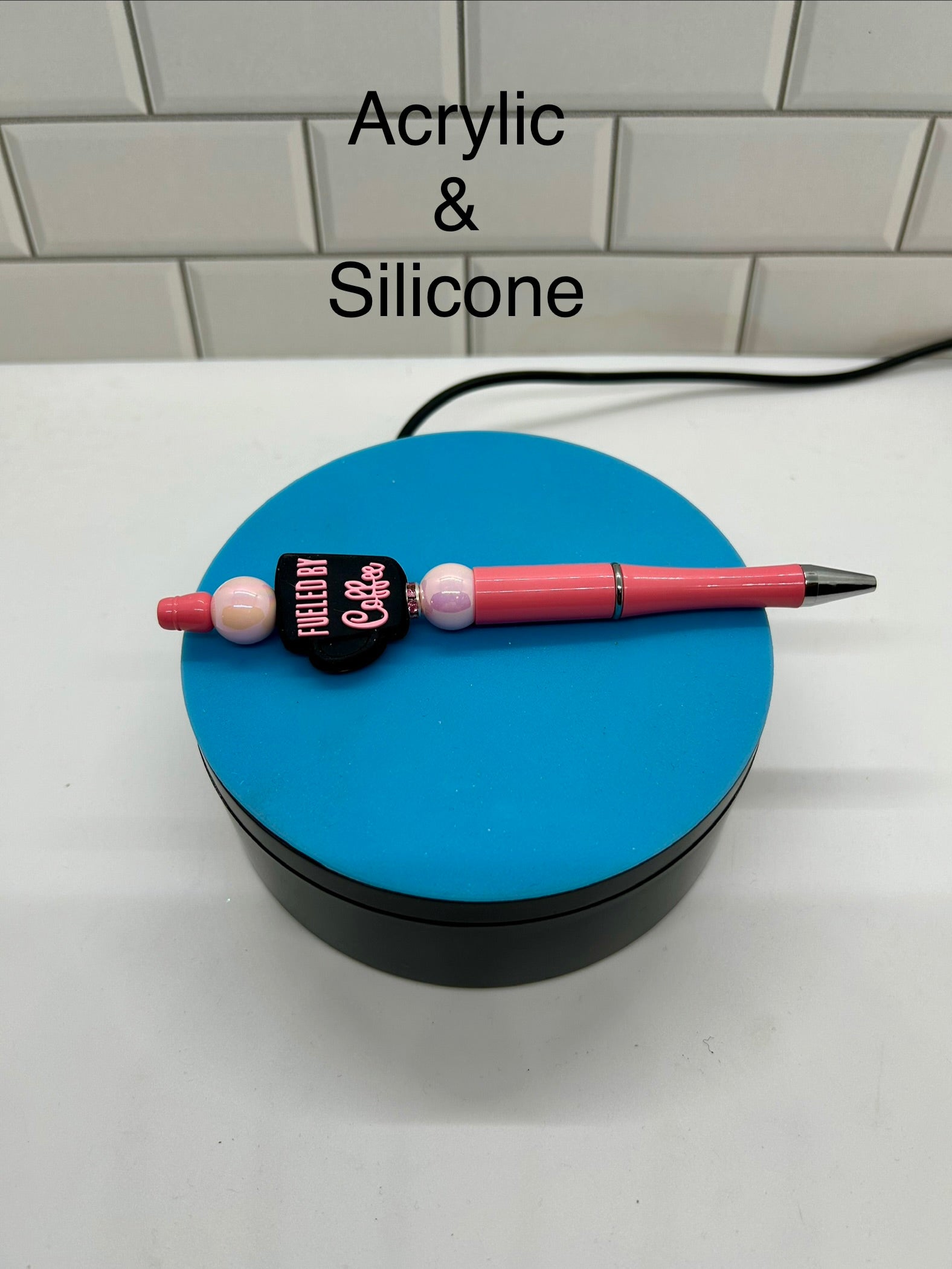 Stylos bille perlés