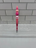 Beaded Ballpoint Pen-Pink