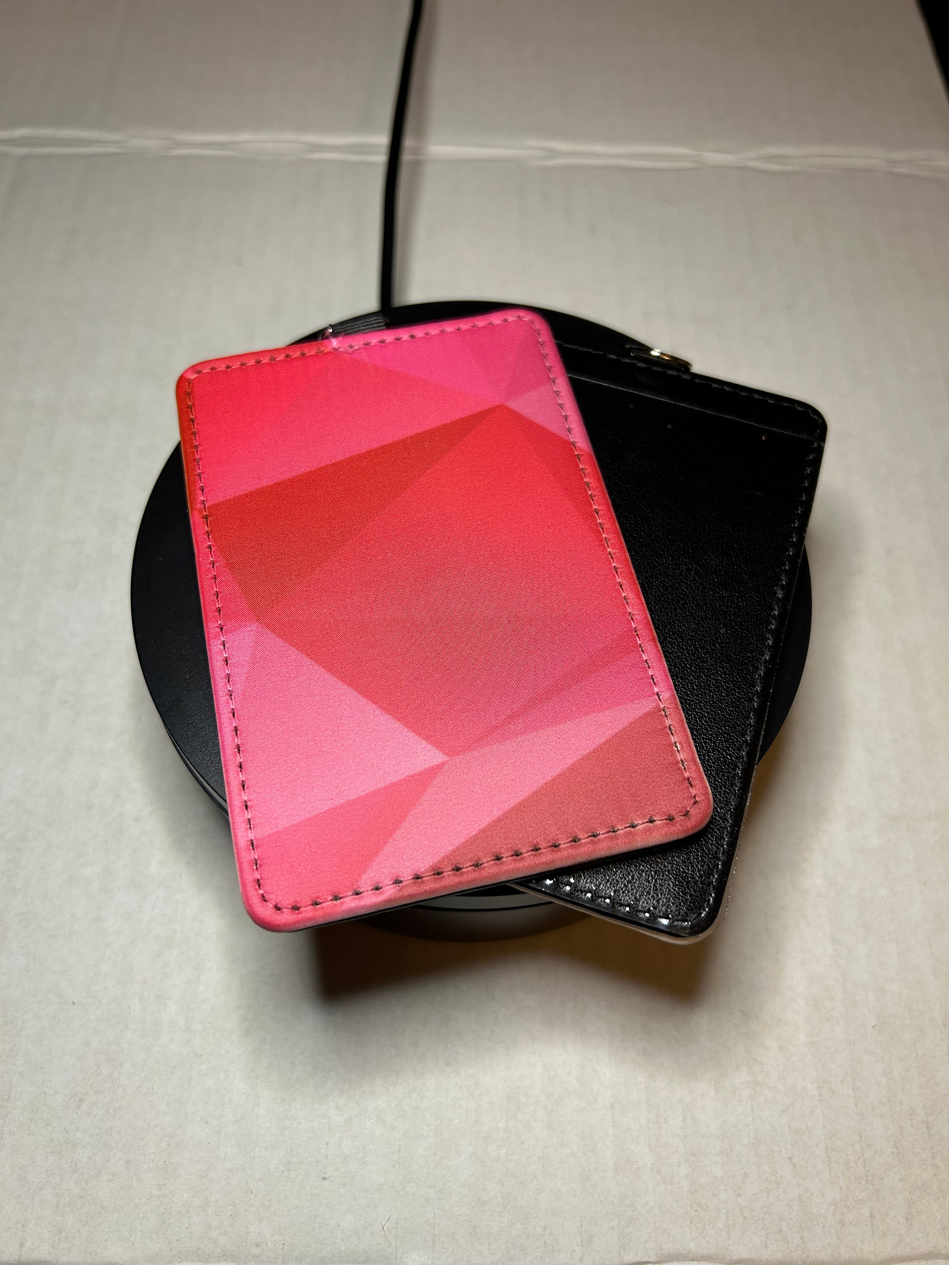 Porte-carte d'identité en cuir PU - Création graphique gratuite incluse !