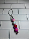 Beaded Cup Charm’s-Multi Color Acrylic