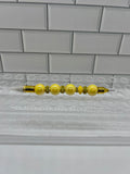 Beadable Rhinestone Picker Dotting Pen-Duel Ended-Yellow