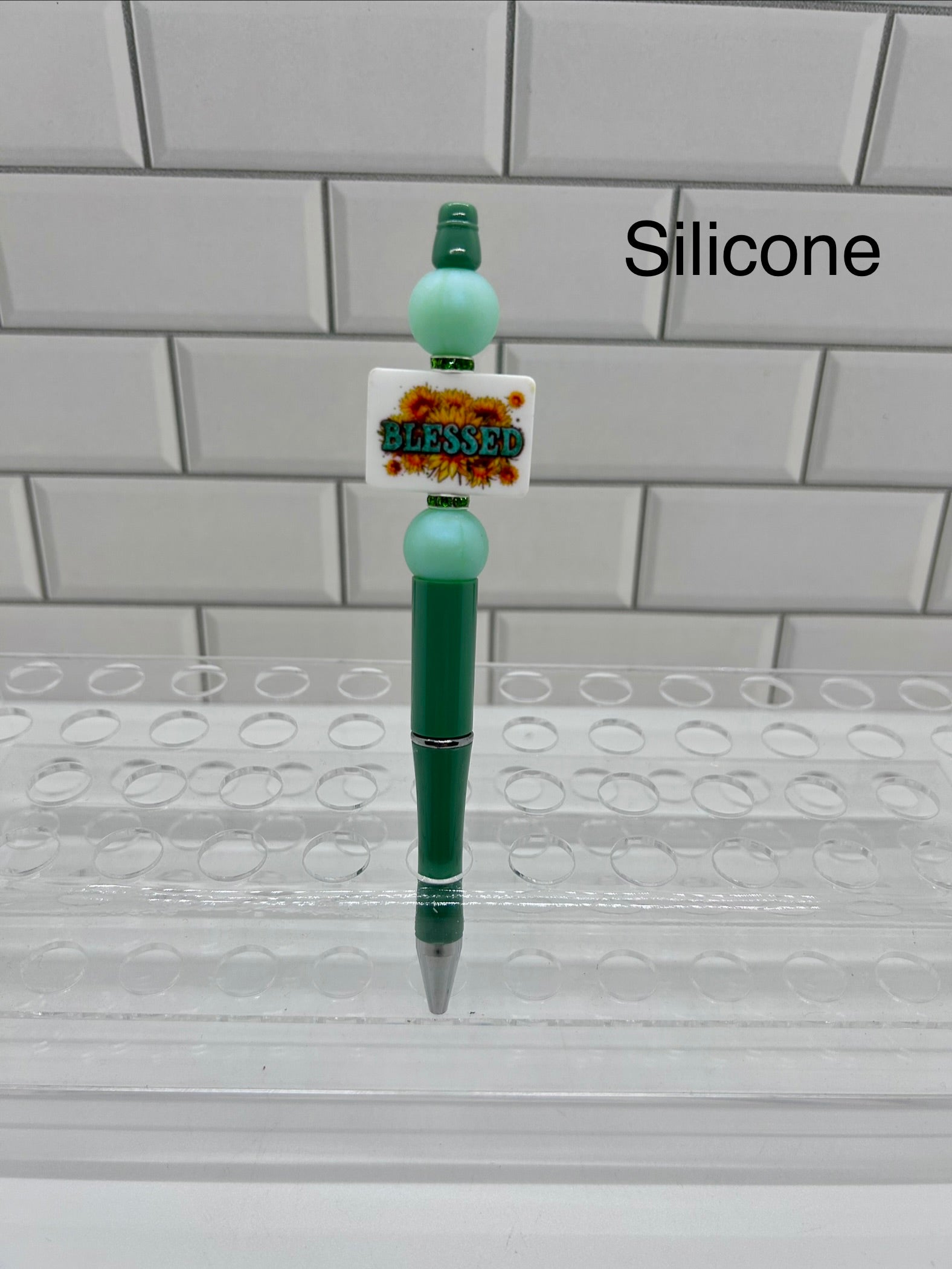 Stylos bille perlés
