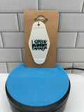 Retro Style Motel Keychain