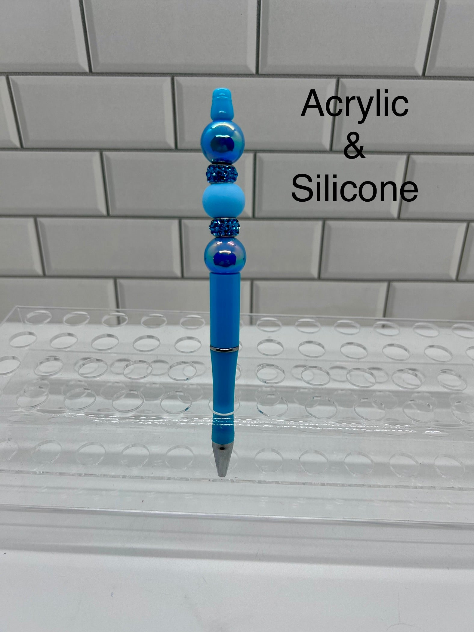Stylos bille perlés