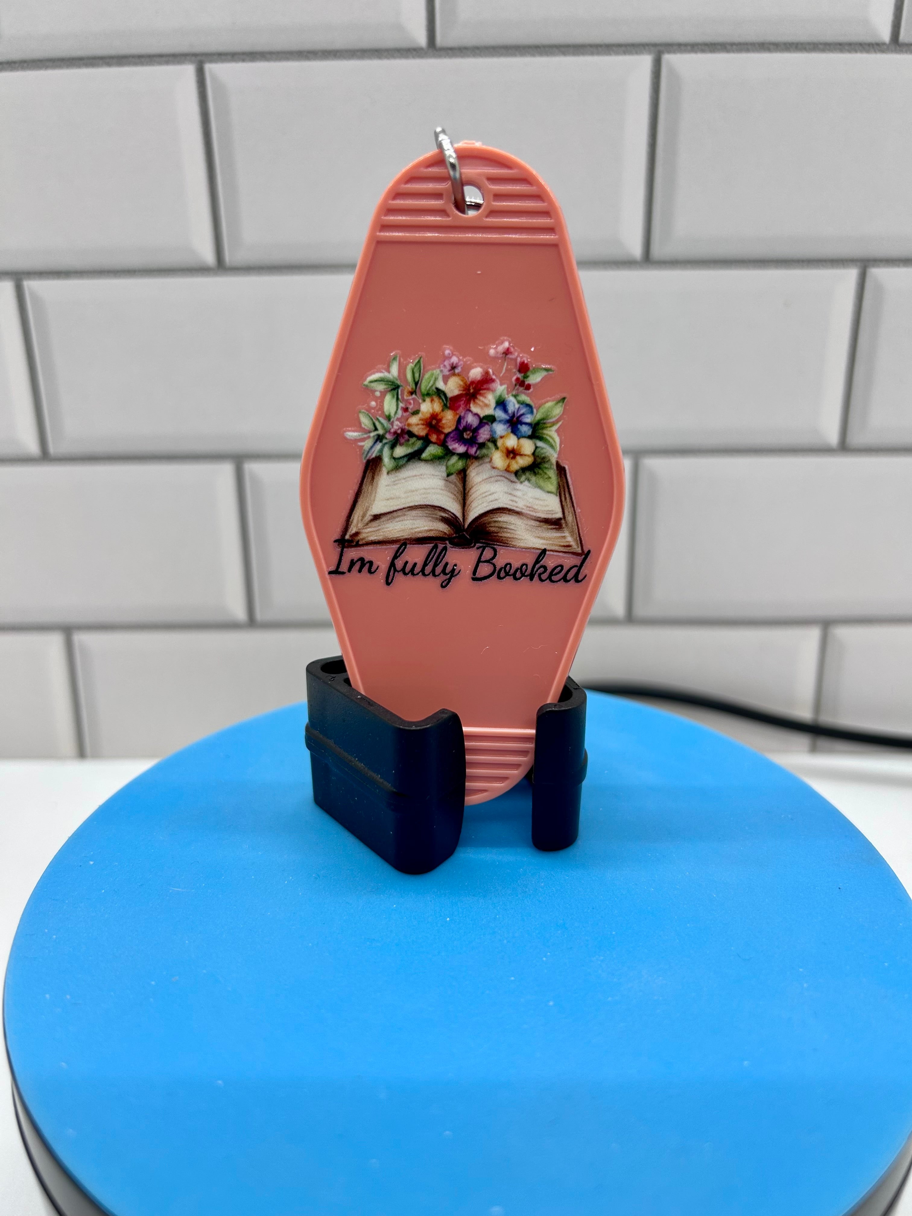 Porte-clés de motel de style rétro sur le thème littéraire-Rustique