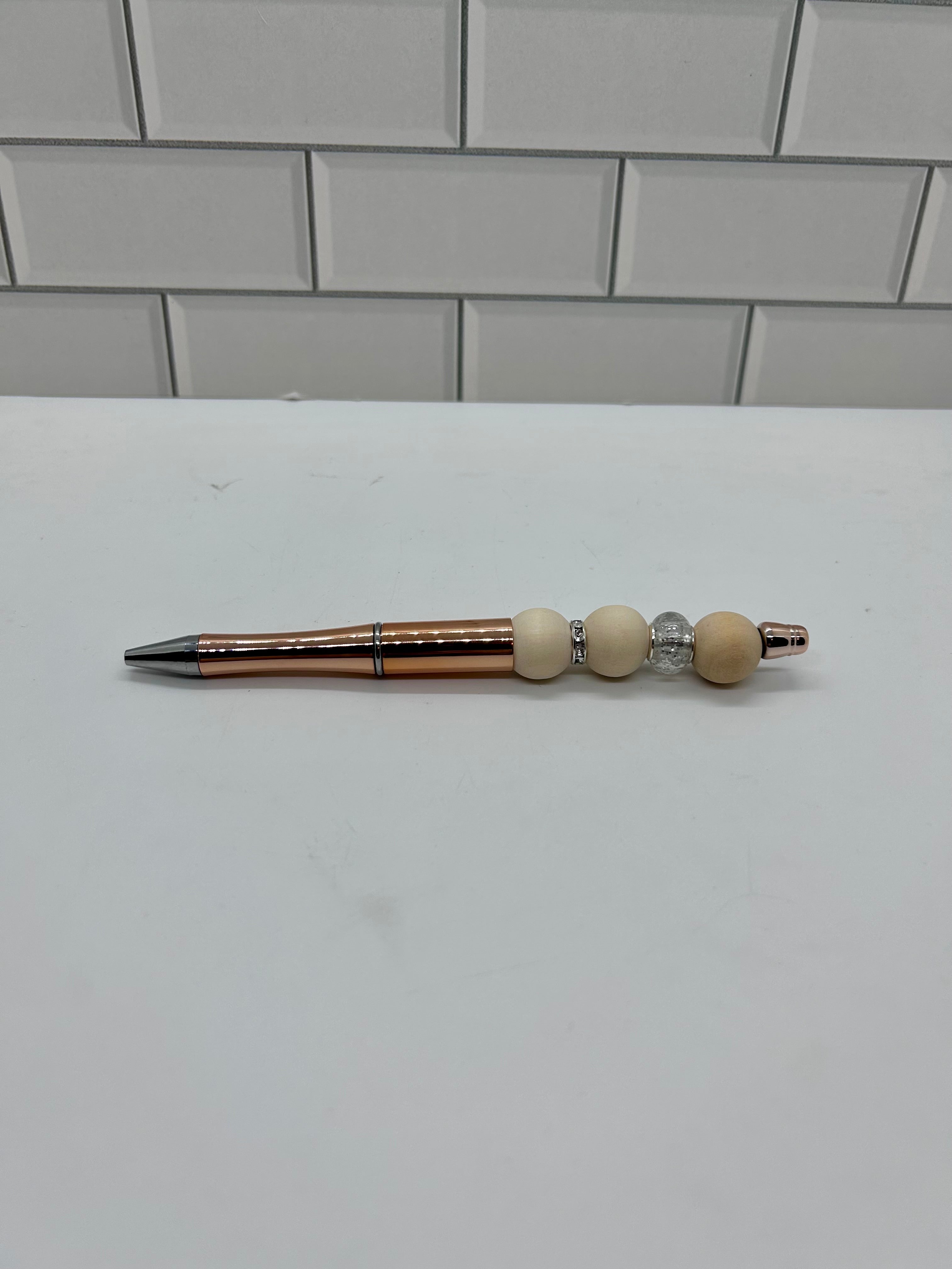 Metallic  Copper Ballpoint Pen Wooden