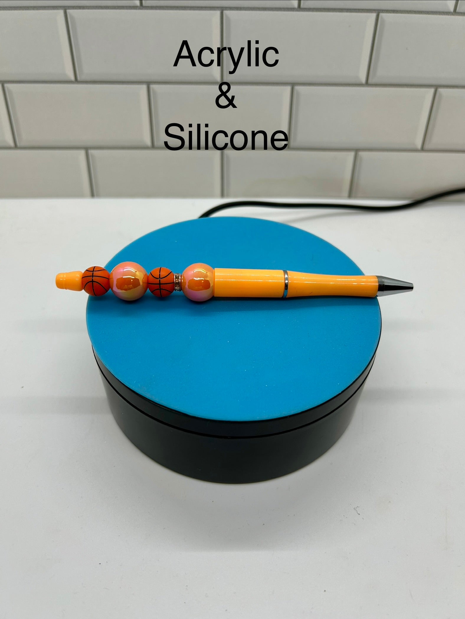 Stylos bille perlés