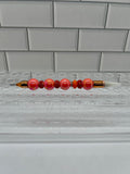 Beadable Rhinestone Picker Dotting Pen-Duel Ended-Orange