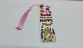 Acrylic Bookmark with Pink Colored Tassel, Bookish Theme