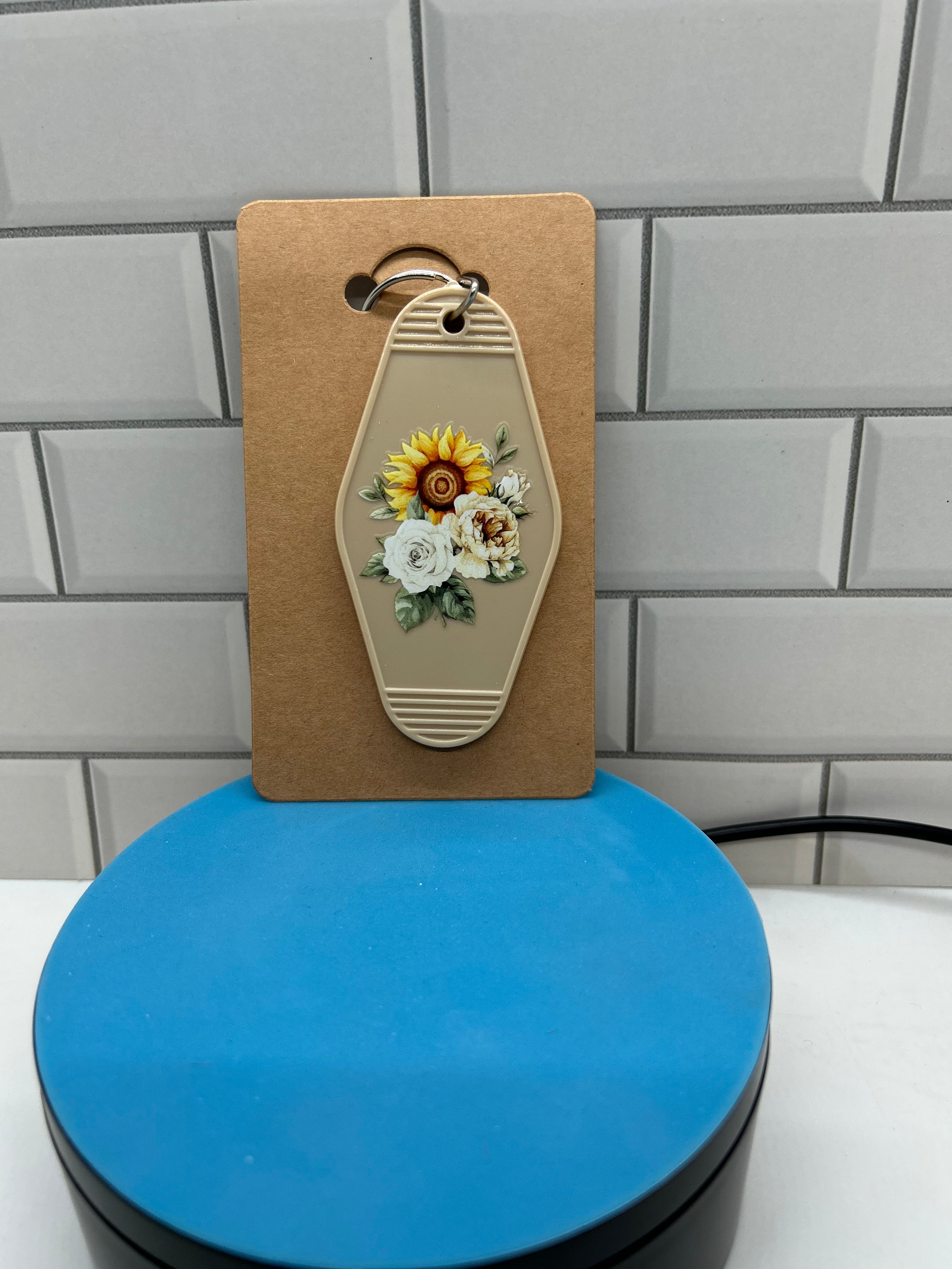 Porte-clés de motel style rétro - Tanish