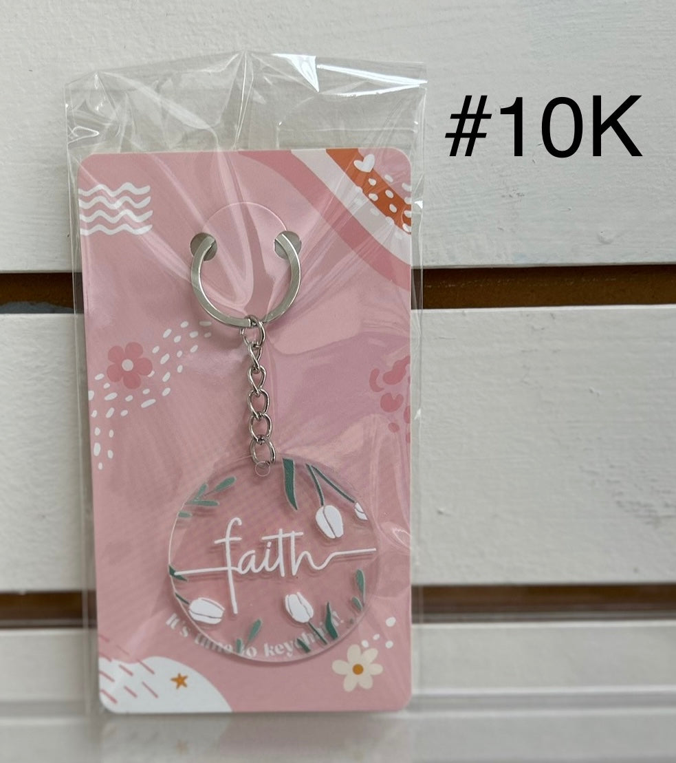 Acrylic Keychain Bundle with Beautiful Design -Includes One lotion & One Gel Pen