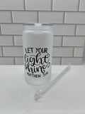 16 oz Acrylic Frosted Tumbler with Christian Theme