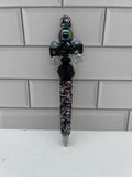 Rhinestone Beaded Ballpoint Pen-Mixed/Bow