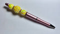 Beaded Ballpoint Pen-Blush/Yellow