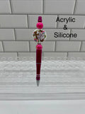 Stylos bille perlés