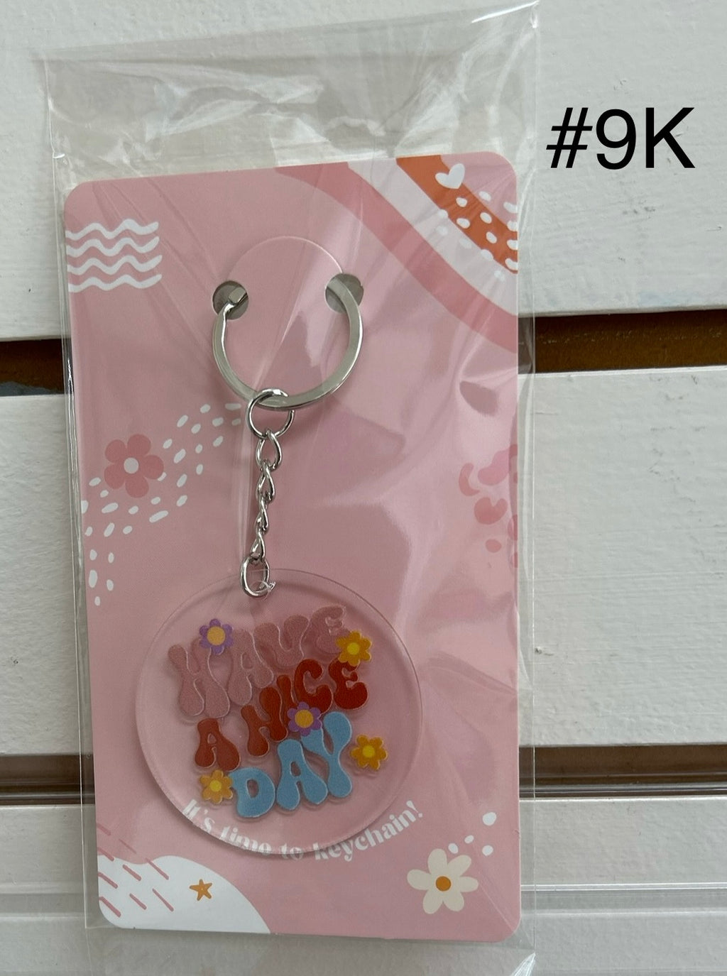 Acrylic Keychain Bundle with Beautiful Design -Includes One lotion & One Gel Pen