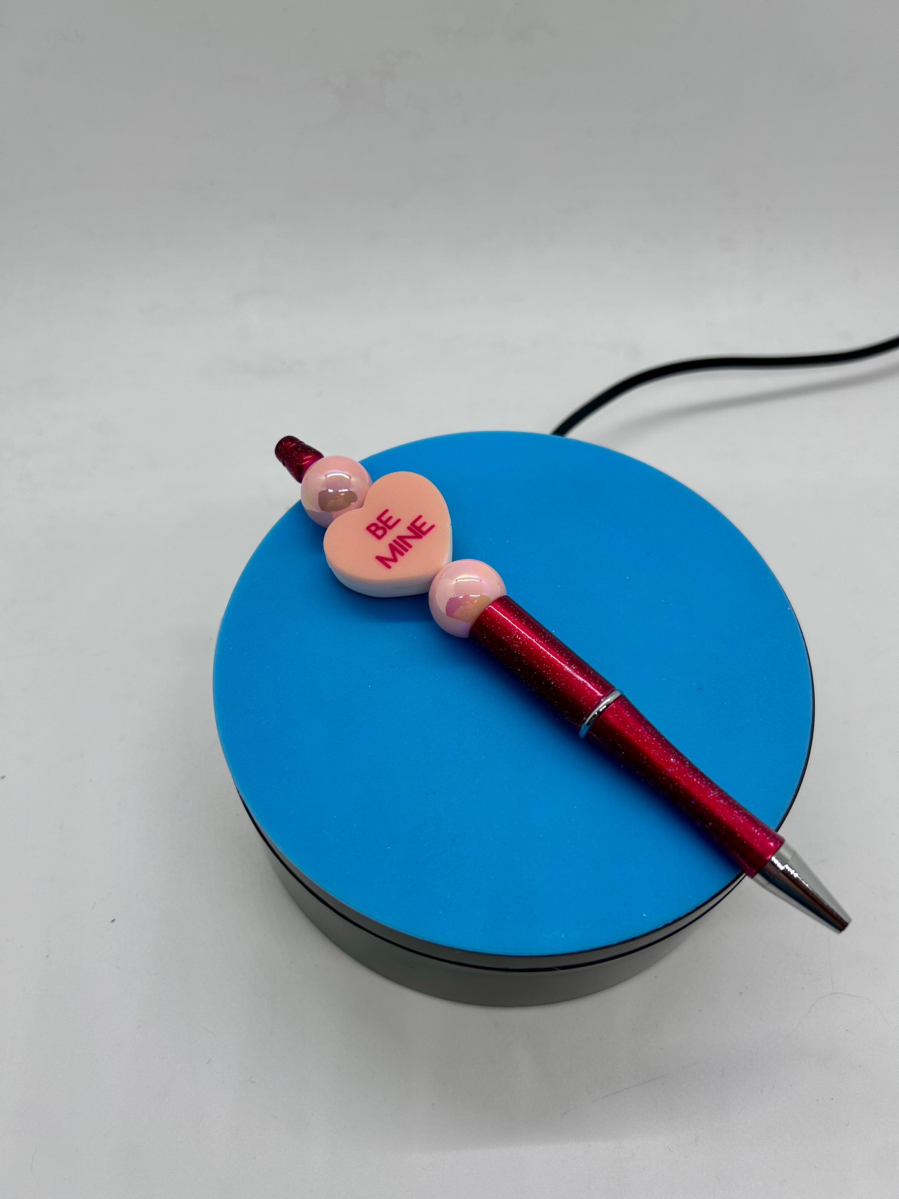 Valentines Day Theme Beaded Ballpoint Pens