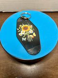 Retro Style Motel Keychain With Design