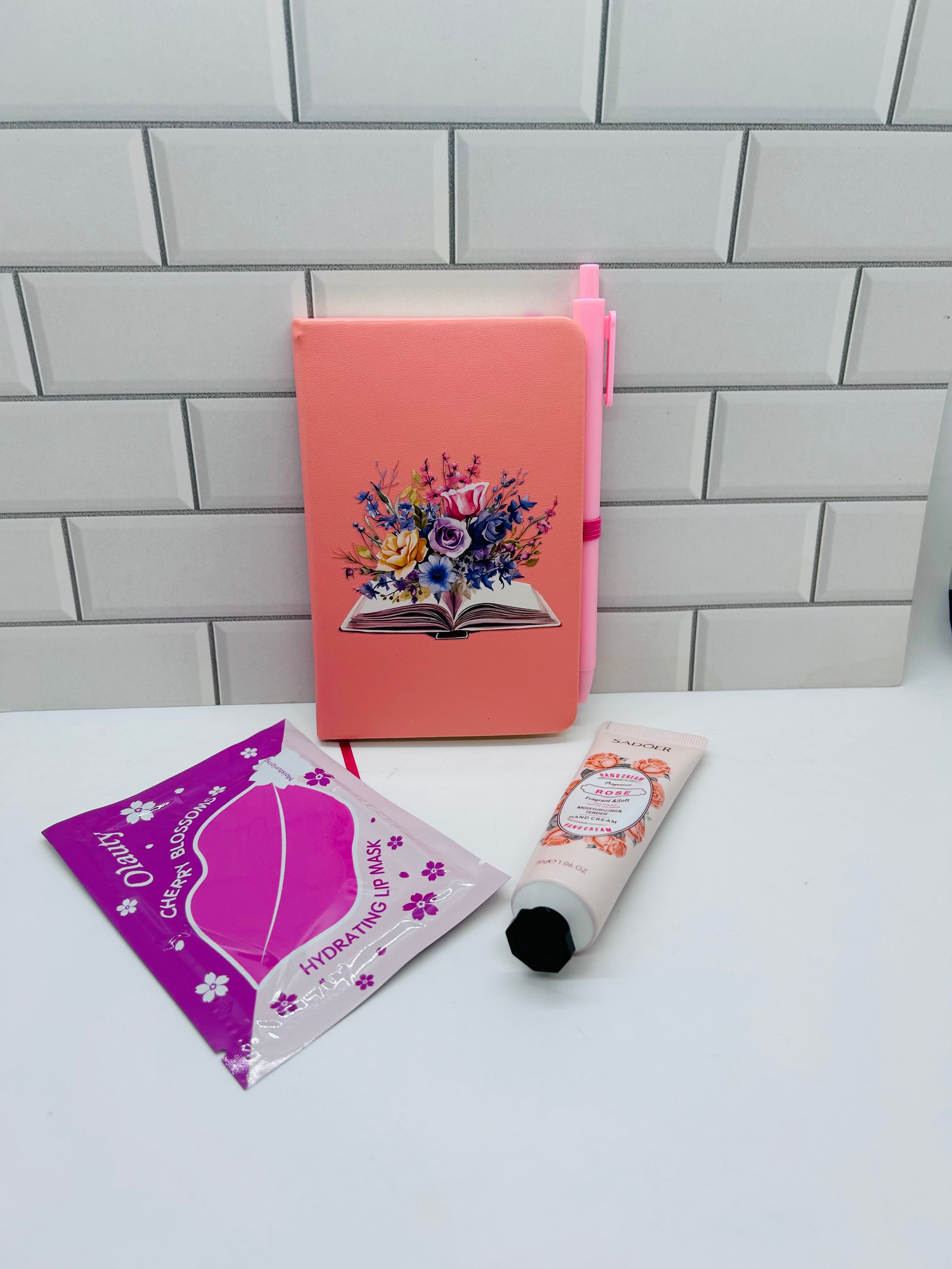 A6 Small Journal Bundle-Orange with Bookish Design
