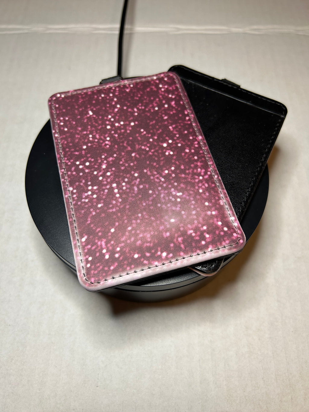 Pu Leather ID Card  Holder-Can Include a Free Design!
