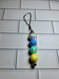 Beaded Cup Charm’s-Multi Color Acrylic