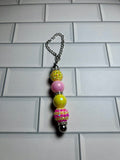Beaded Cup Charm’s-Multi Color Acrylic