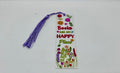 Acrylic Bookmark with Purple Colored Tassel, Bookish Theme