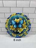 8 in WindSpinner with Butterfly Design