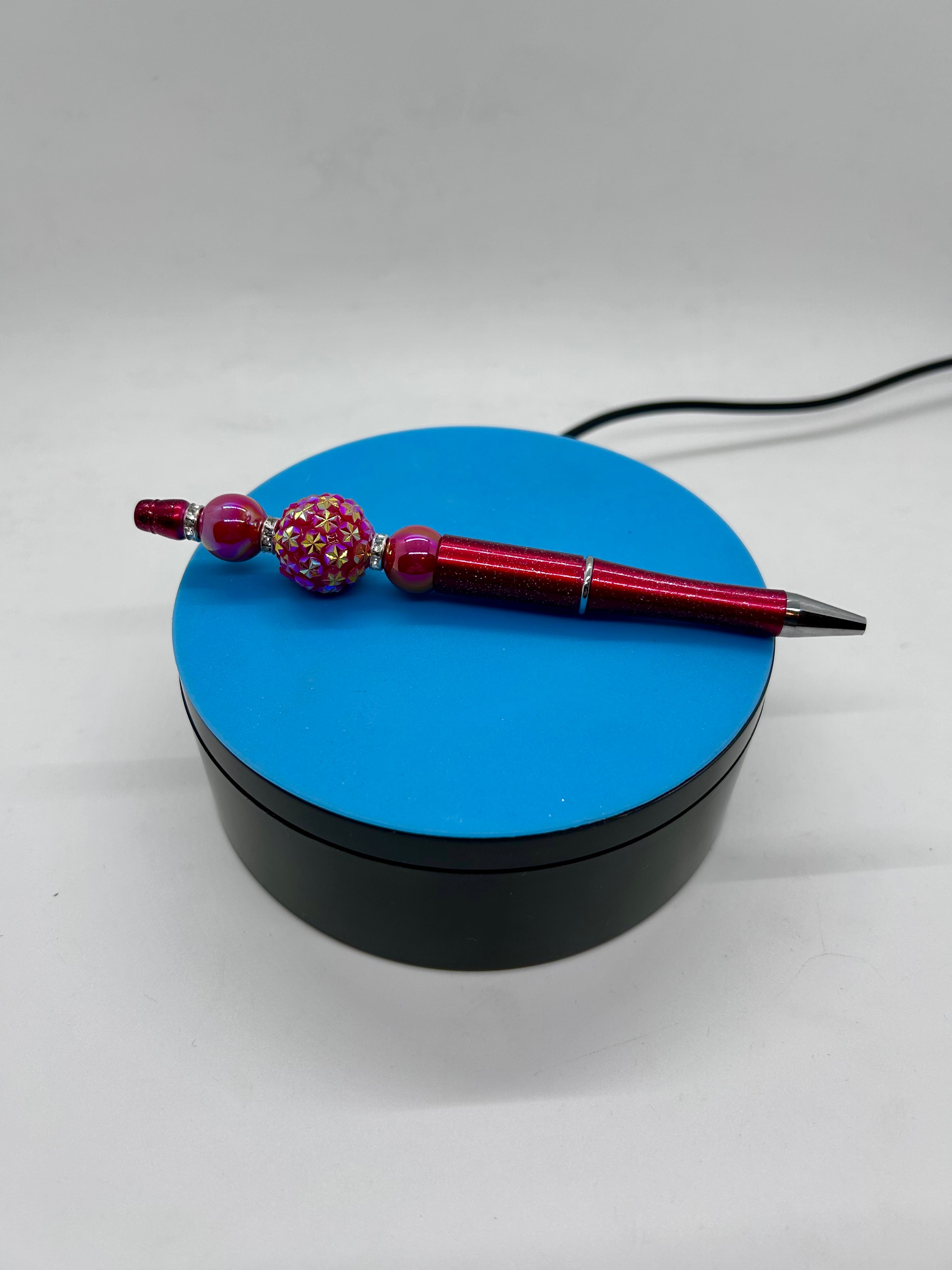 Valentines Day Theme Beaded Ballpoint Pens