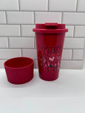 Gobelets en plastique chauds/froids de 530 ml avec motif Saint-Valentin - Rouge