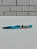 Metallic Teal Ballpoint Pen Acrylic