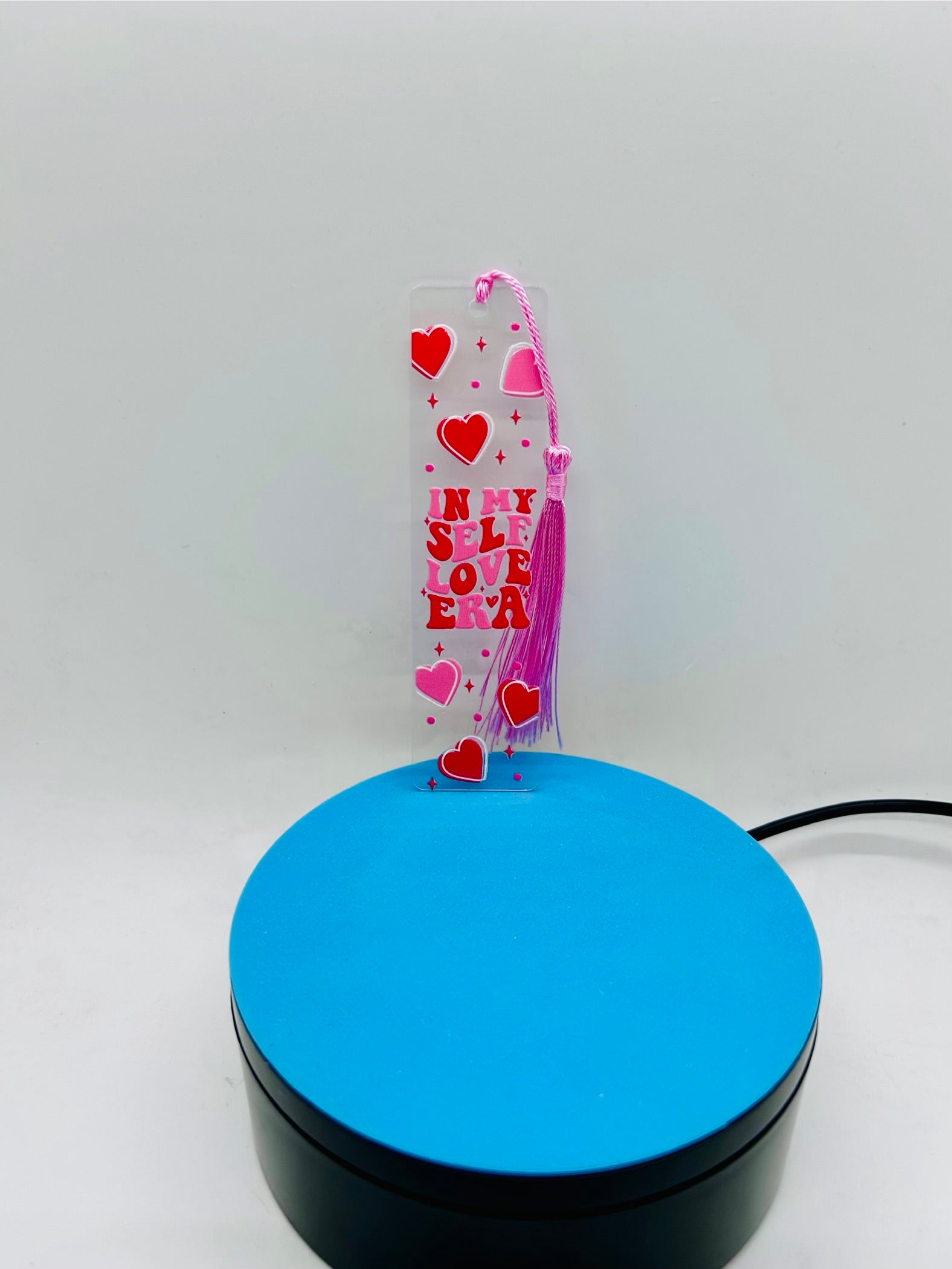 Marque-pages en acrylique sur le thème de la Saint-Valentin