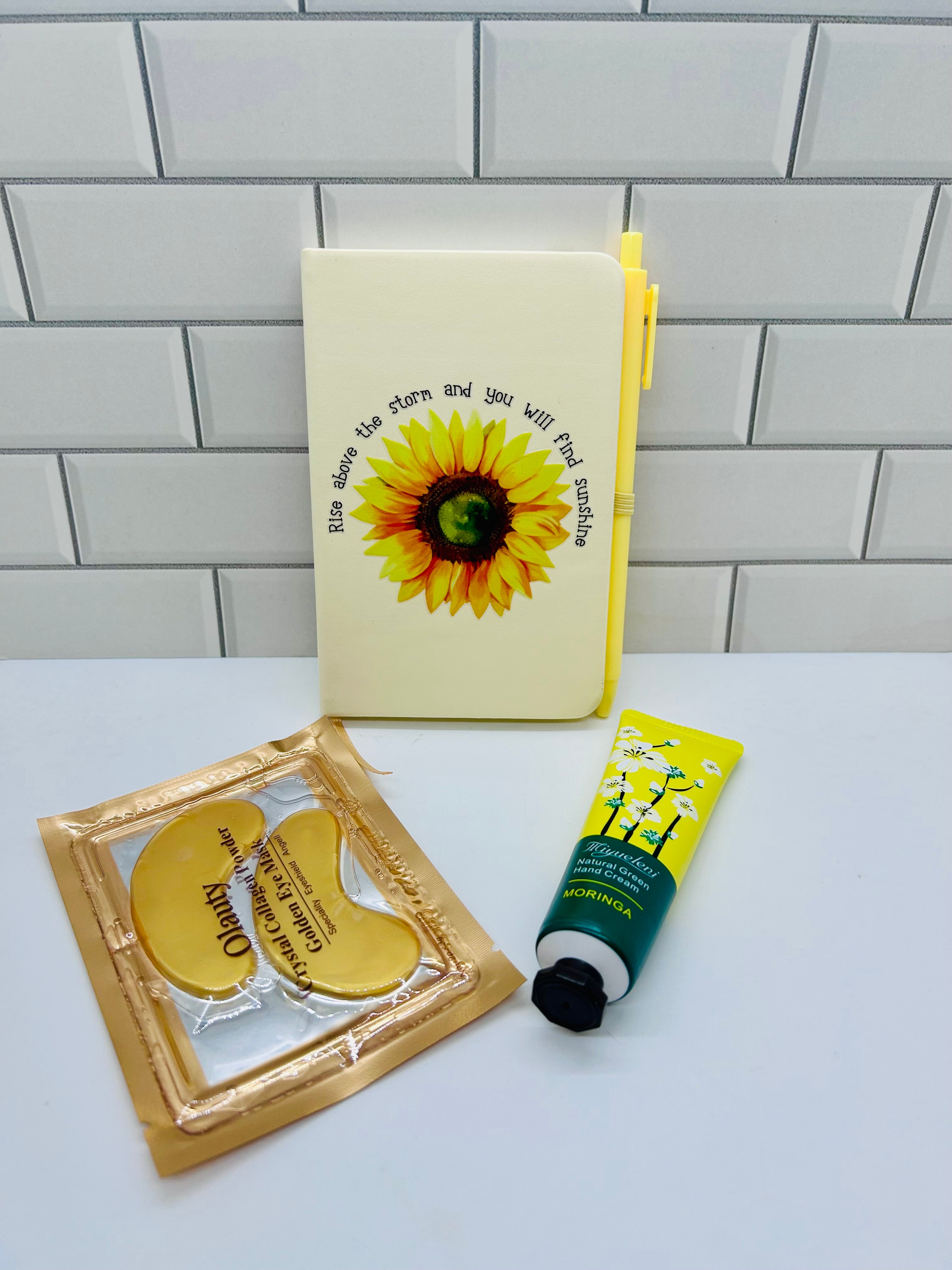 A6 Small Journal Bundle-Yellow with Inspiration Design