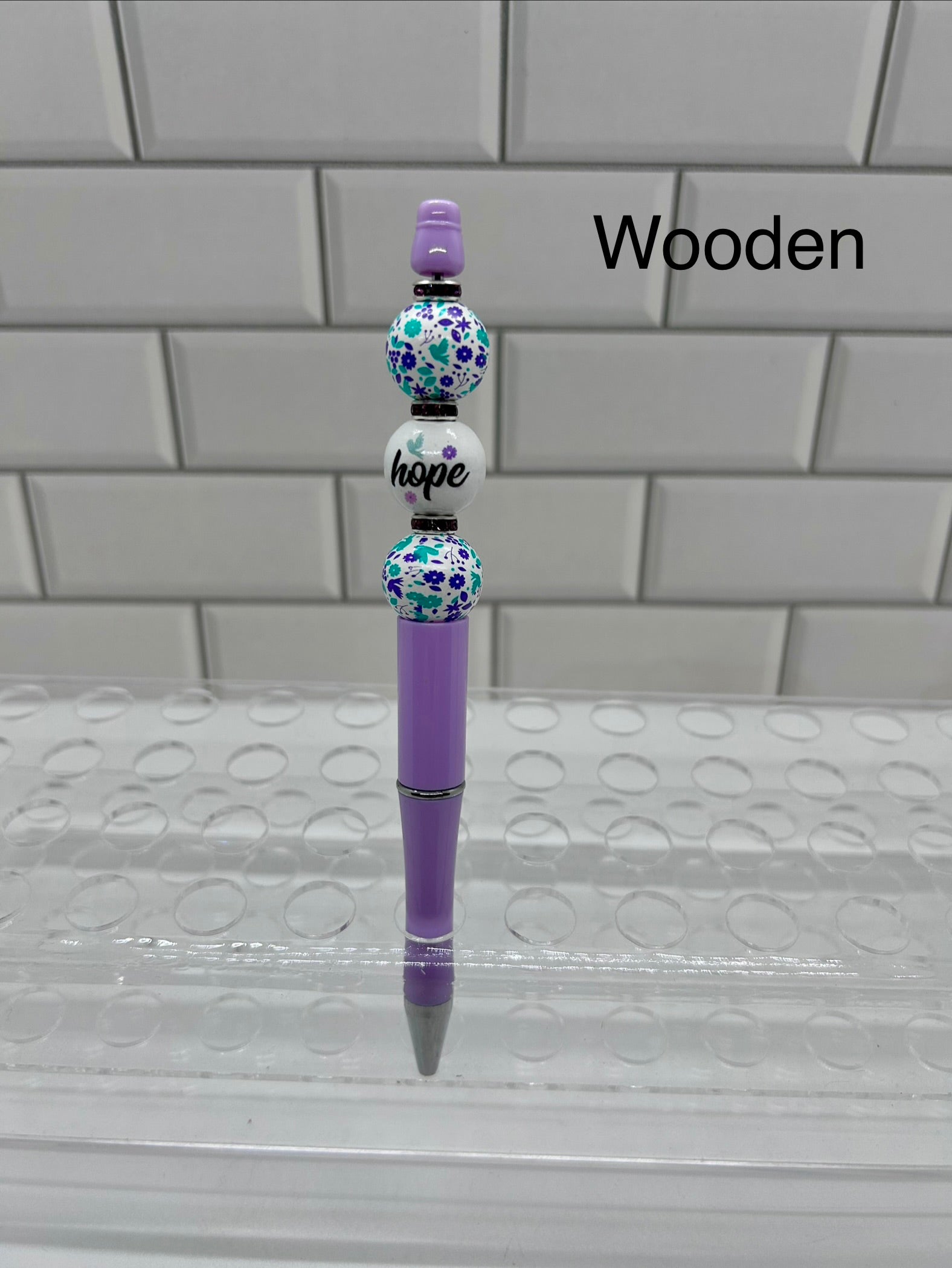 Stylos bille perlés