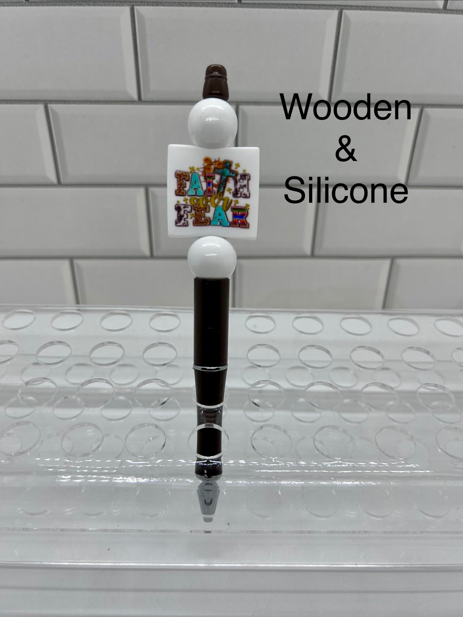 Stylos bille perlés