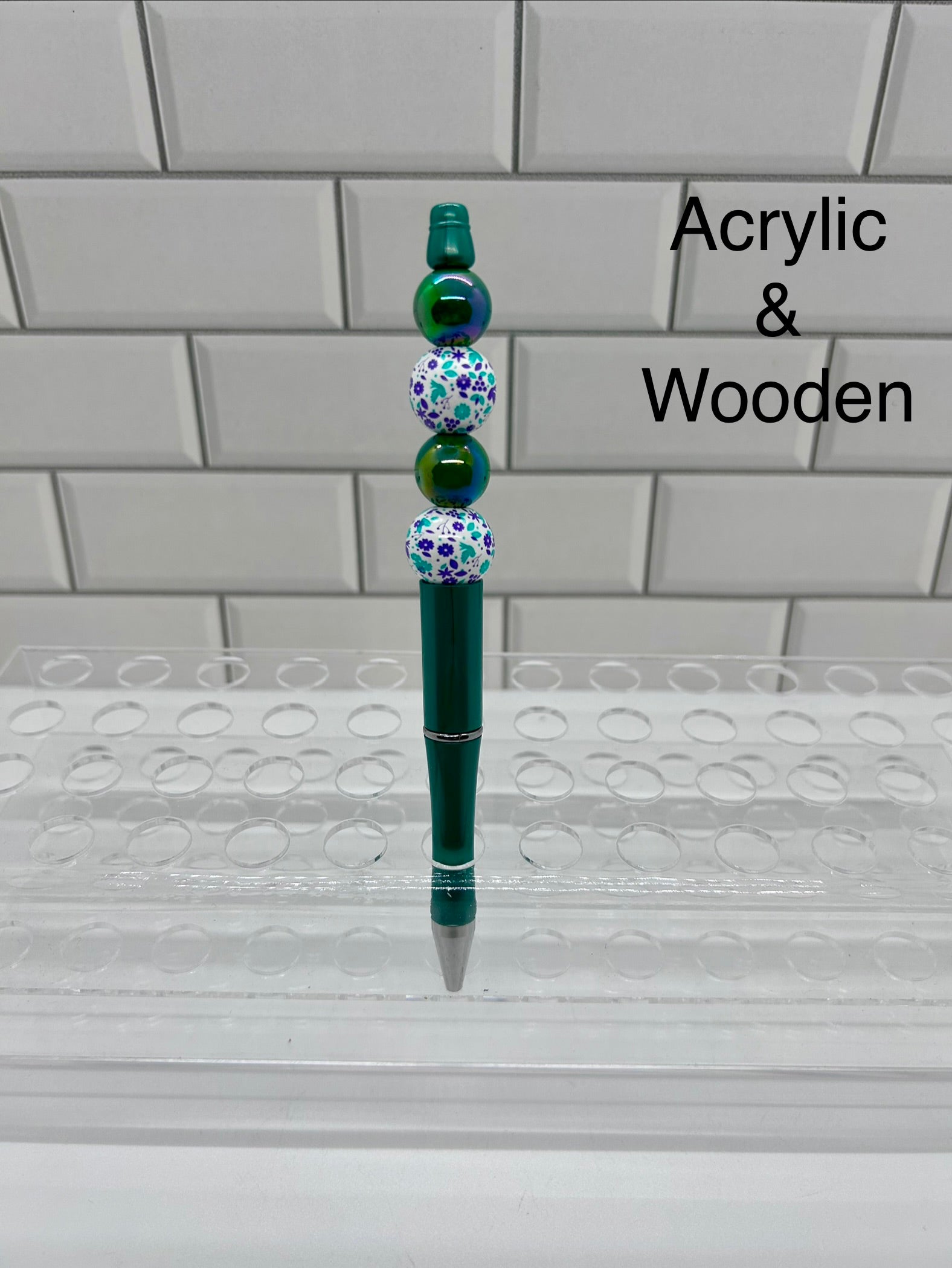 Stylos bille perlés