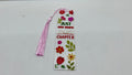 Acrylic Bookmark with Pink Colored Tassel, Bookish Theme