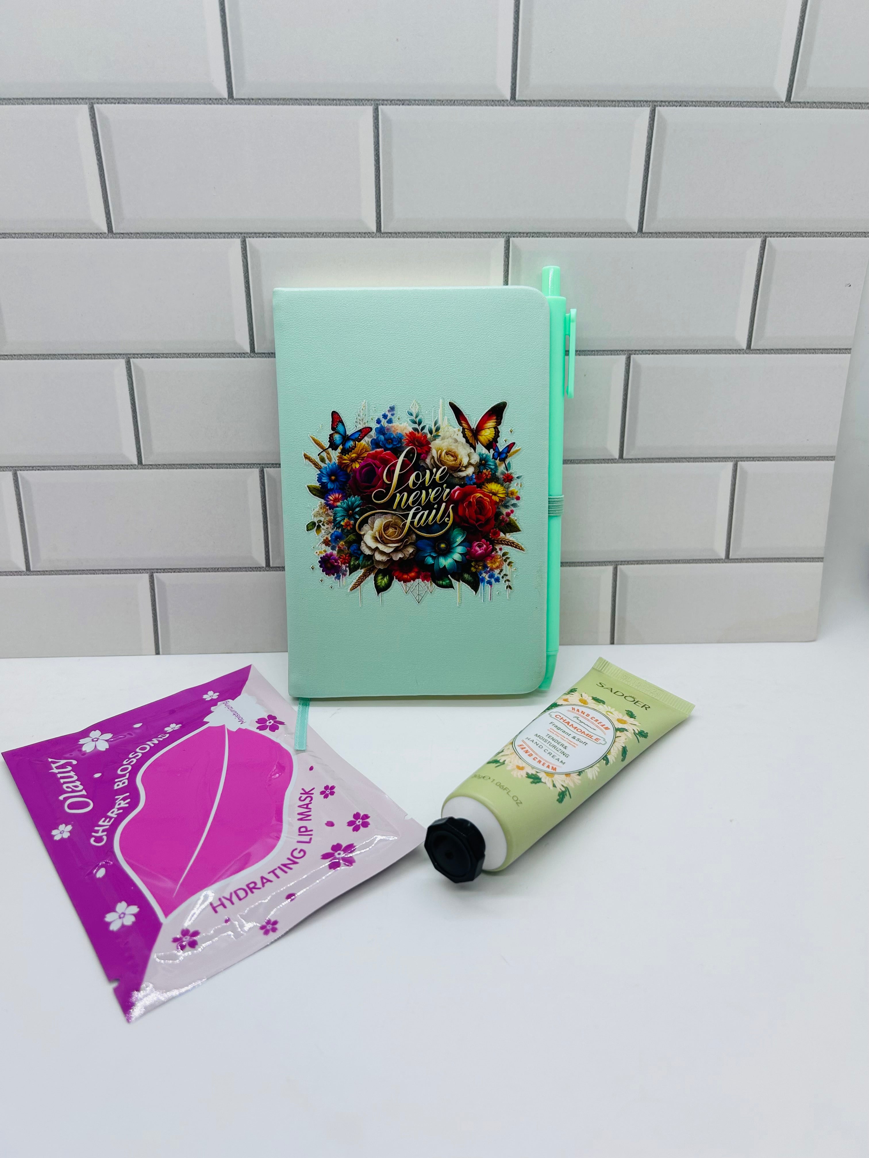 A6 Small Journal Bundle-Green with Inspiration Design