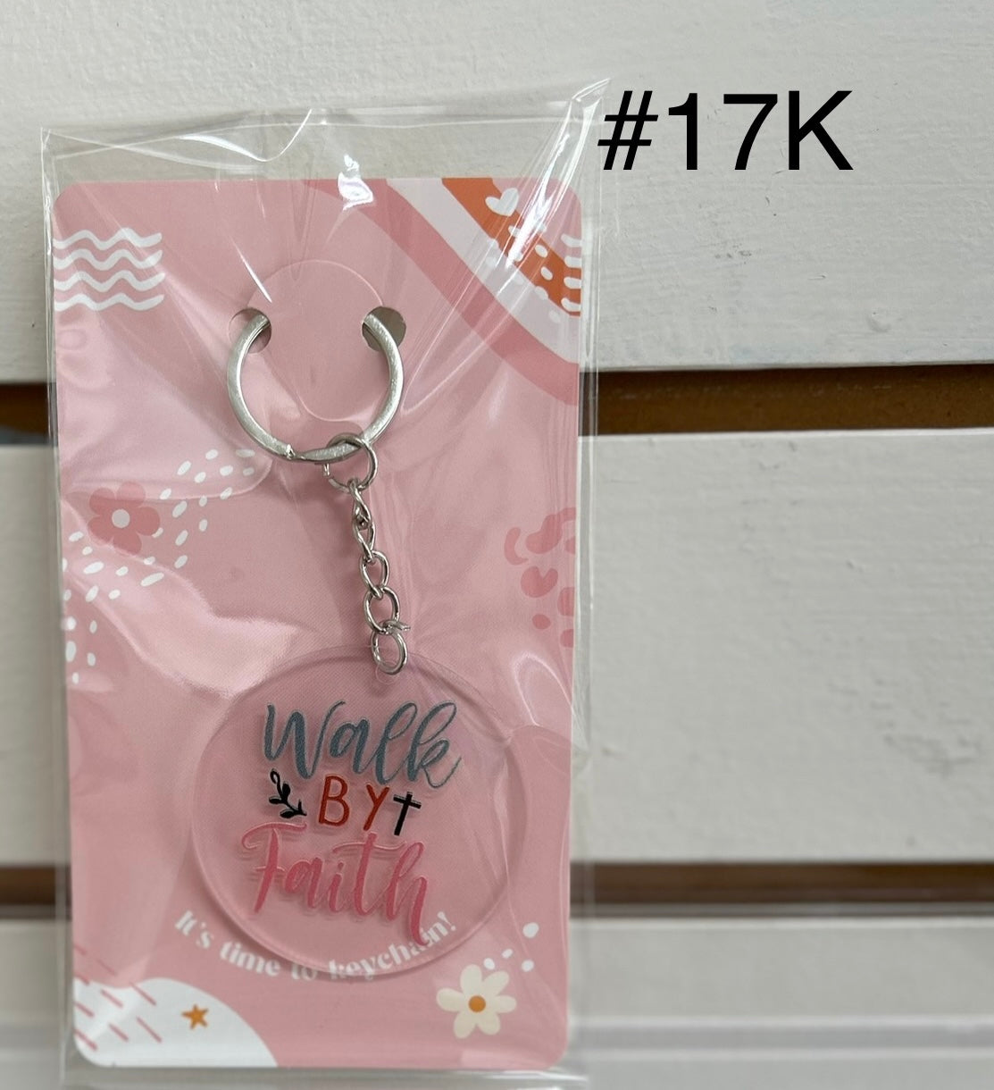 Trousse de porte-clés en acrylique avec un joli design – Comprend une lotion et un stylo à gel