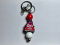 Porte-clés à perles thème Saint-Valentin