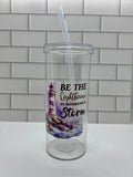 20 oz Acrylic Tumblers featuring Light House Design, Lid and Straw