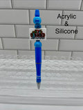 Stylos bille perlés