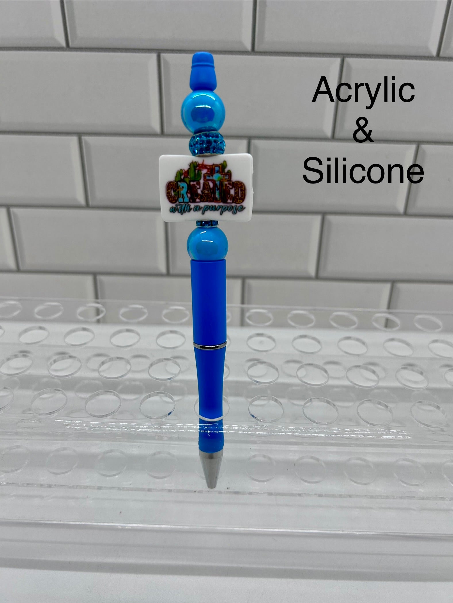 Stylos bille perlés