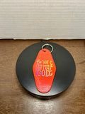 Retro Style Motel Keychain With Design