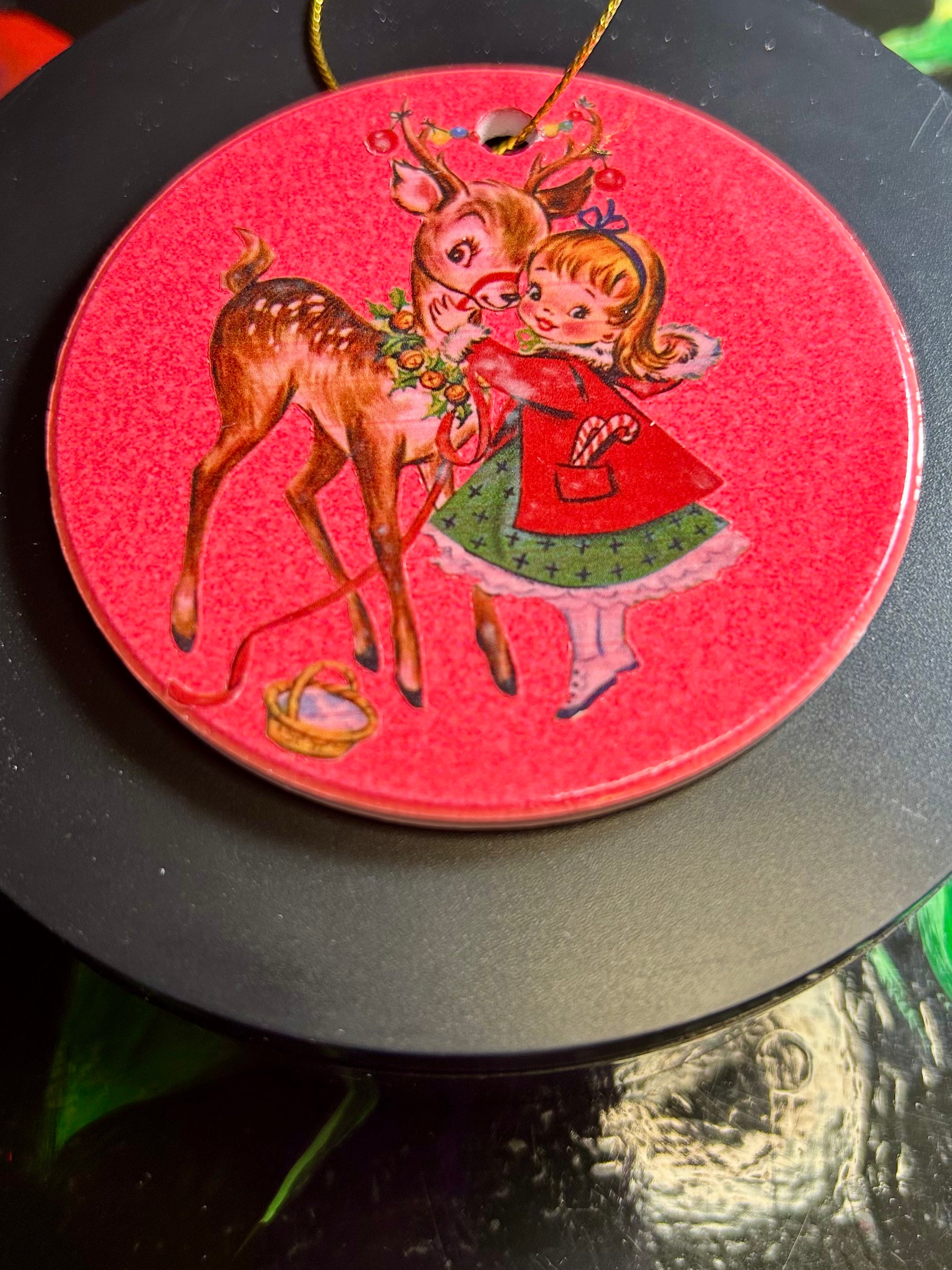 3 inch Ceramic Christmas Ornaments
