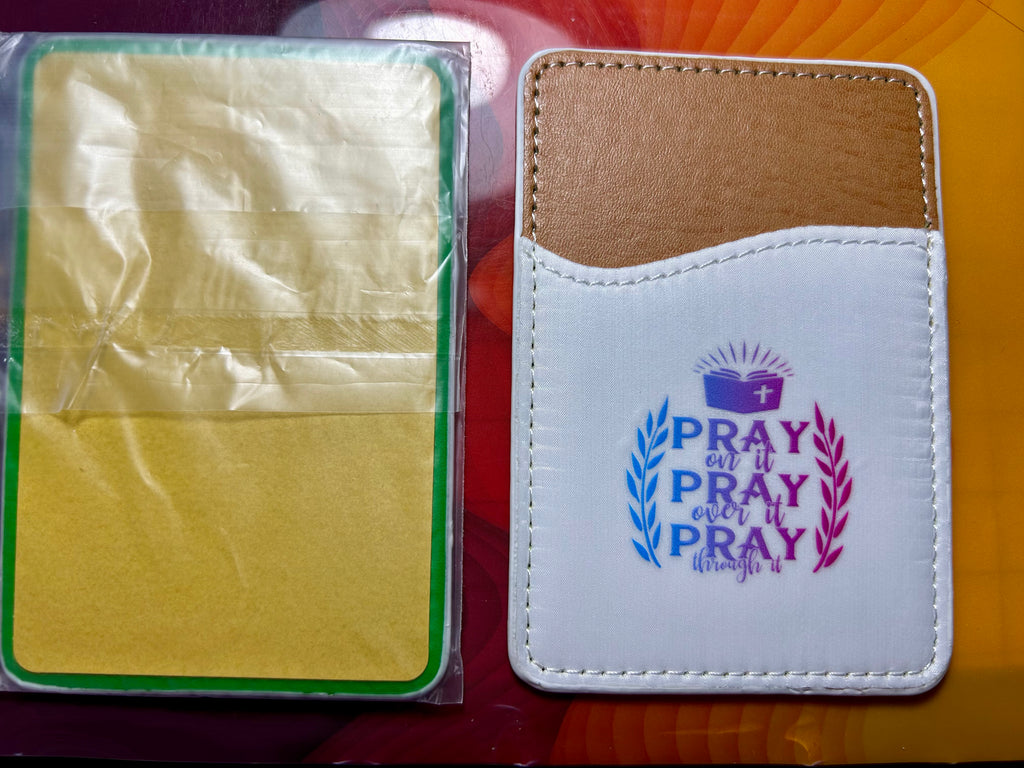 PU Leather Phone Card Holder, Stick On Credit Card Holder