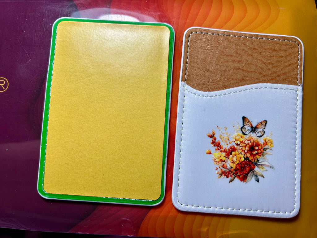 PU Leather Phone Card Holder, Stick On Credit Card Holder