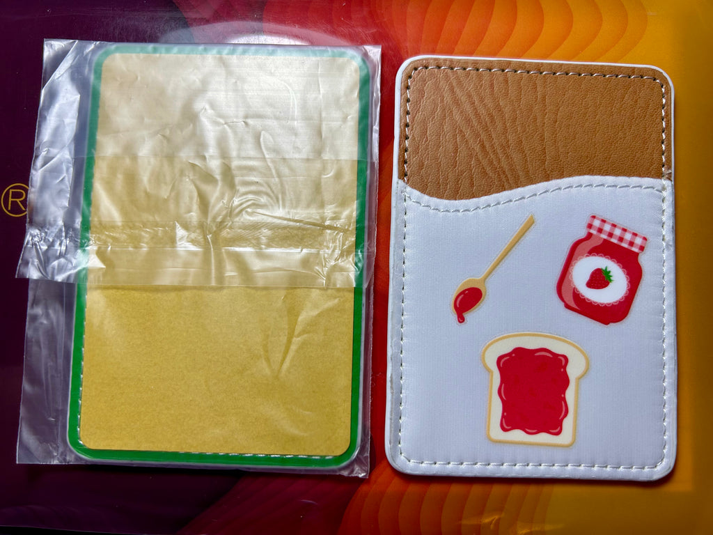PU Leather Phone Card Holder, Stick On Credit Card Holder